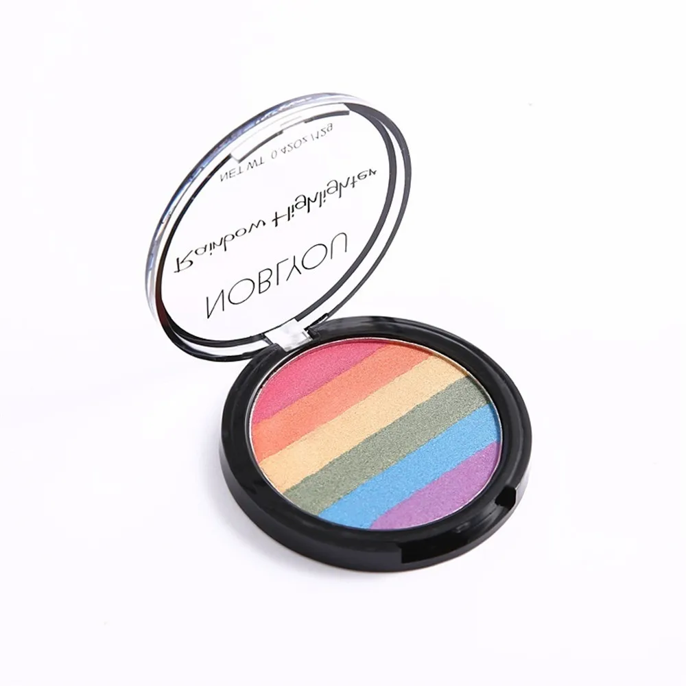 Палитра радужных теней для век с высосветильник ьЮ 6 цветов палитра высоким