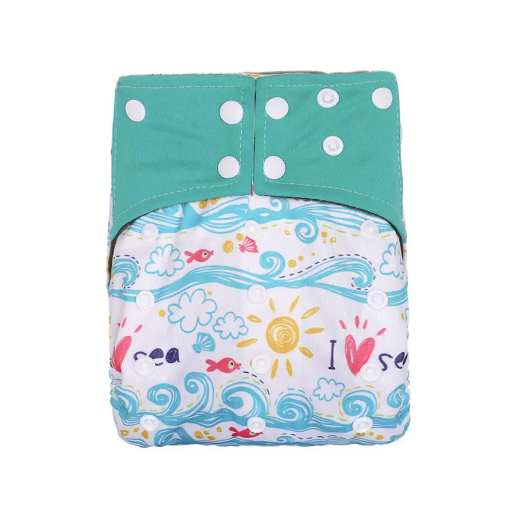 

Reusable Bamboo Charcoal Cloth Diaper Waterproof One Size Pocket Diaper Charcoal Nappy