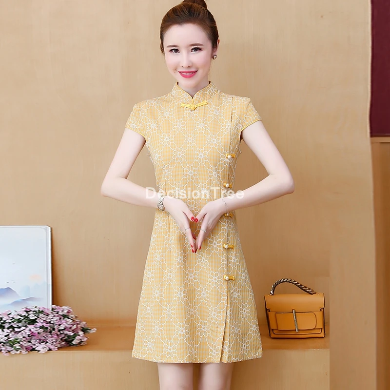 

2022 chinese dress cheongsam qipao retro clothing cheongsam woman chinese dress chinese wedding dress elegant party dress