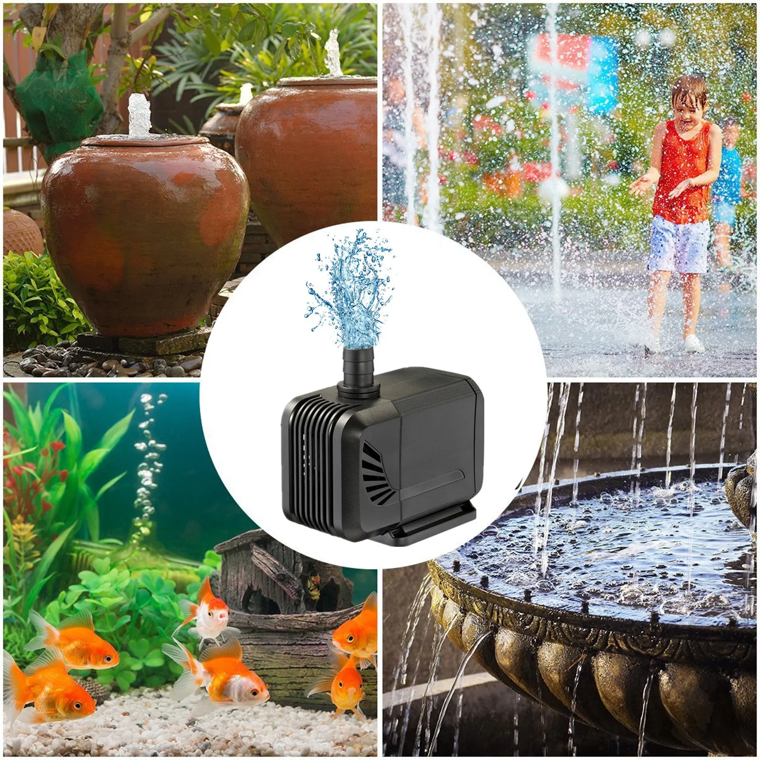 Аквариумный погружной насос многофункциональный вентилятор для