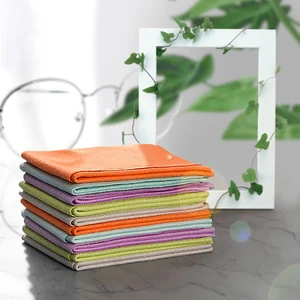 10 pcslots eyeglasses chamois glasses cleaner 150175mm microfiber glasses cleaning cloth for lens phone screen cleaning wipes free global shipping