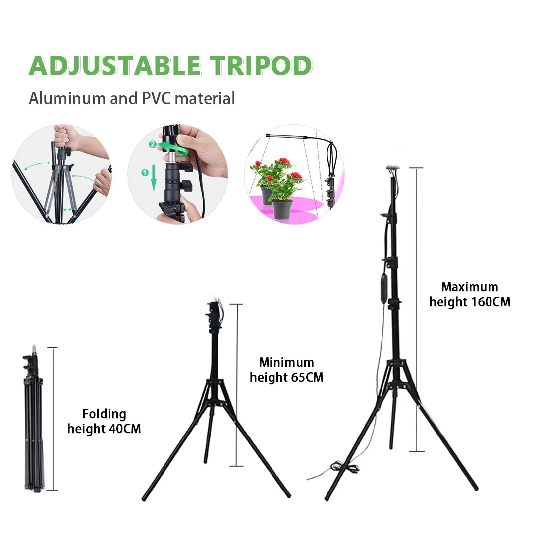 

LED Grow Light USB 5V Plant Lamp Full Spectrum For indoor Vegetable Flower Seedling Remote Control Timing Reflex Multi-function