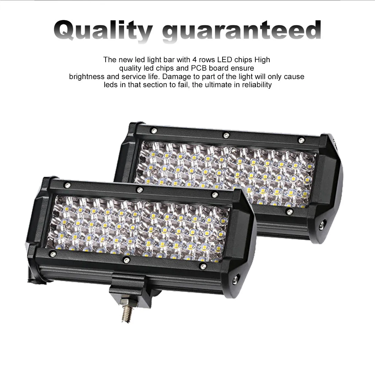 Светодиодный рабочий светильник 6 5 дюймов 144 Вт 48 для автомобиля бар for4x4 грузовик