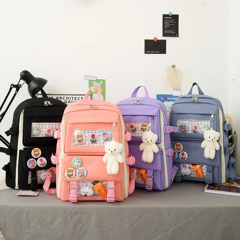 Cute Fashion Student Women Backpack Kawaii School Bags For Girls Classical Unisex Laptop Male Backpacks