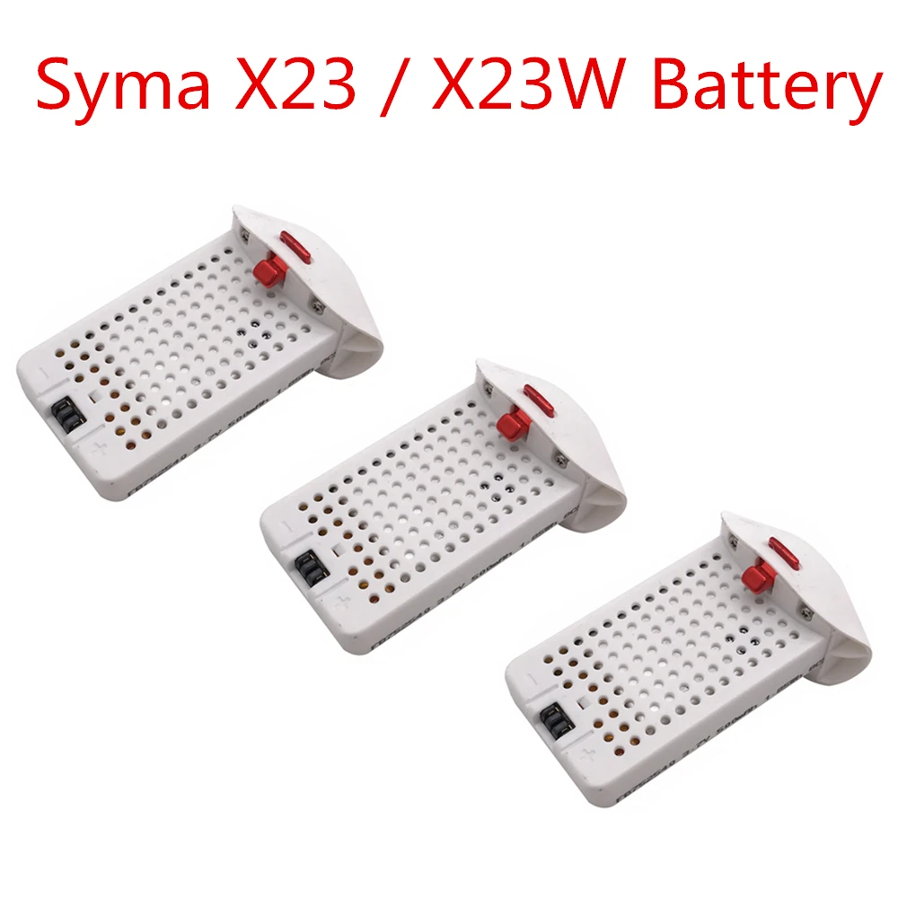3 шт. литиевая батарея 7 в 500 мАч для SYMA X23 X23W запасные части летательных аппаратов