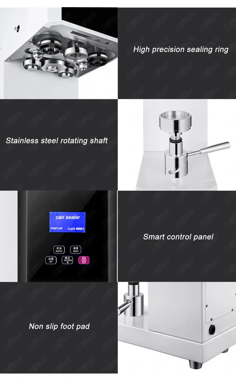 Машина RC55H для герметизации жестяных банок|Вакуумные упаковщики| |