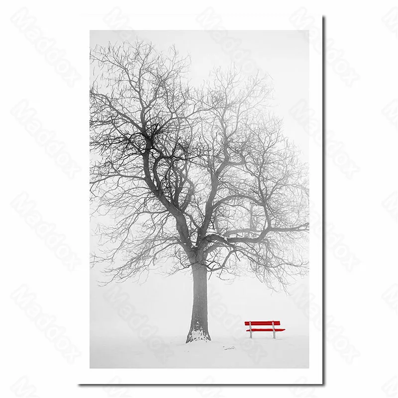 

Still Life Pattern Chinese Wind and Snowed Scene Red Plum and Crane Personality Creative Bedroom Porch Decorative Painting