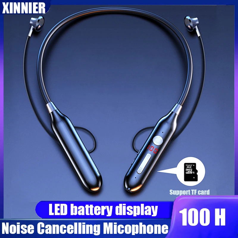 Беспроводные наушники XINNIER наушники-вкладыши с поддержкой Bluetooth 100 часов работы