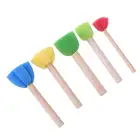 5 шт круглая губка кисть инструмент с деревянной ручкой художественные граффити игрушки для рисования детей