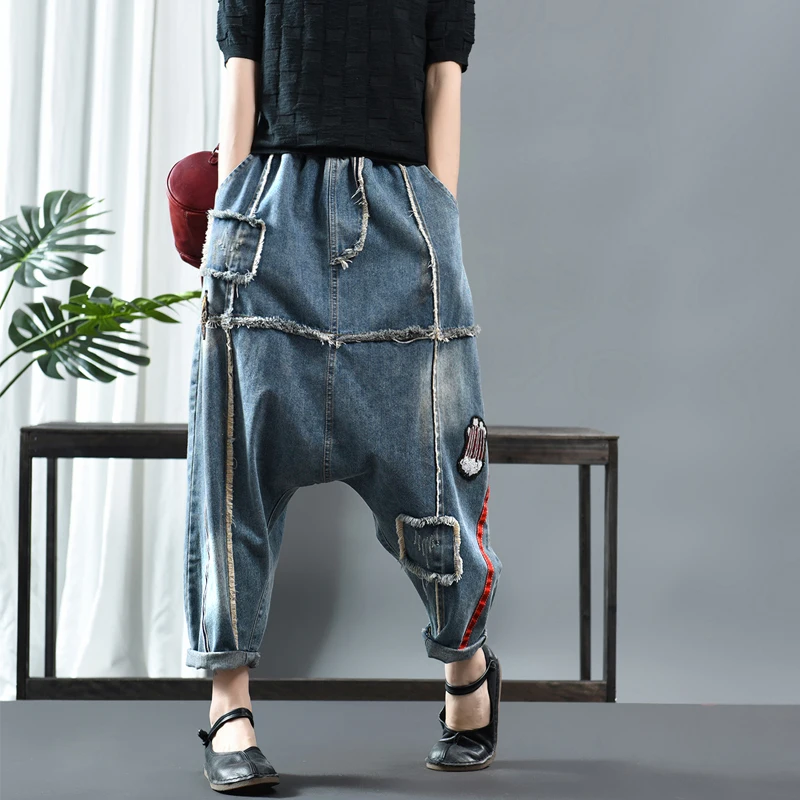 Весенние женские джинсы в стиле ретро повседневные джинсовые брюки с эластичной