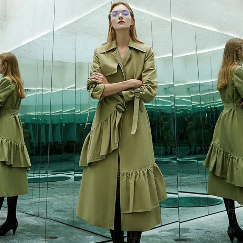 MissFoFo 2019 Новая модная Офисная Женская куртка ветровка удобная просторная