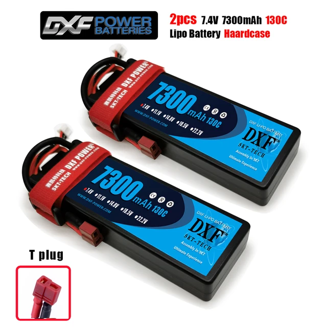 DXF 2S 7.4V 7300mah 130C Hardcase