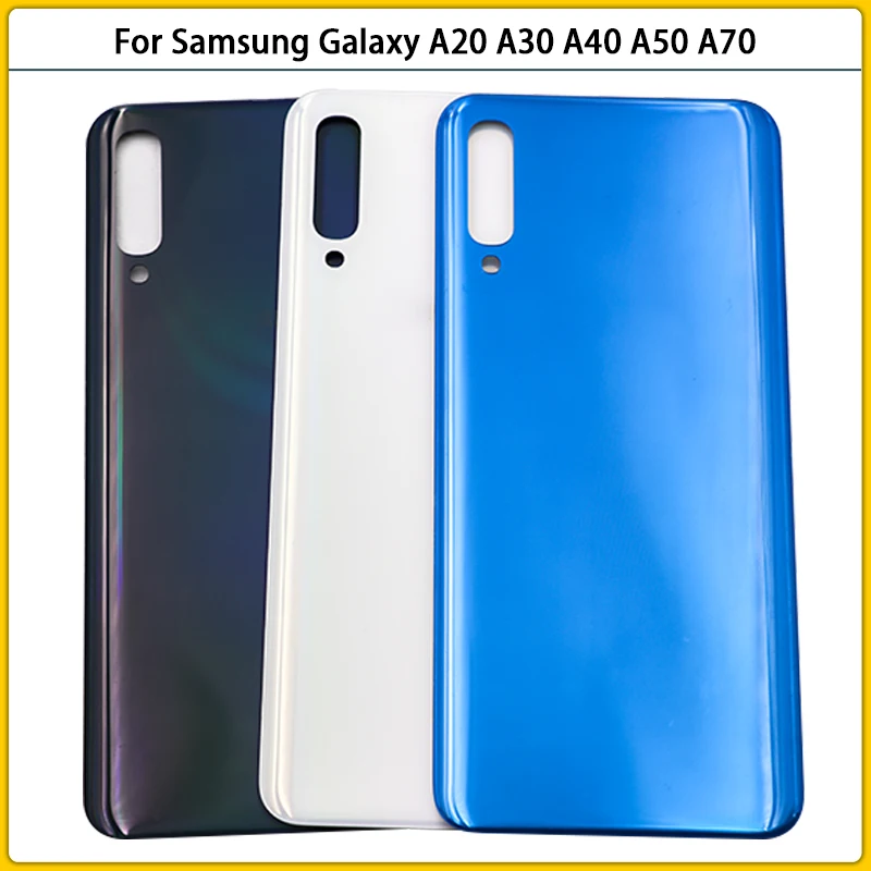 Пластиковая Задняя Крышка батарейного отсека для Samsung Galaxy A20 A30 A40 A50 A70 A205 A305 A405 A505