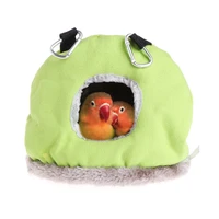 parrot bird winter warm plush hammock hanging nest tent parrot swing toys cage bed small animals cotton house hammock bed toys