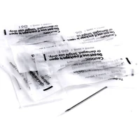 100pcs disposable piercing needles surgical steel 12g13g14g body piercing needles sterilized permanent makeup tattoo needles