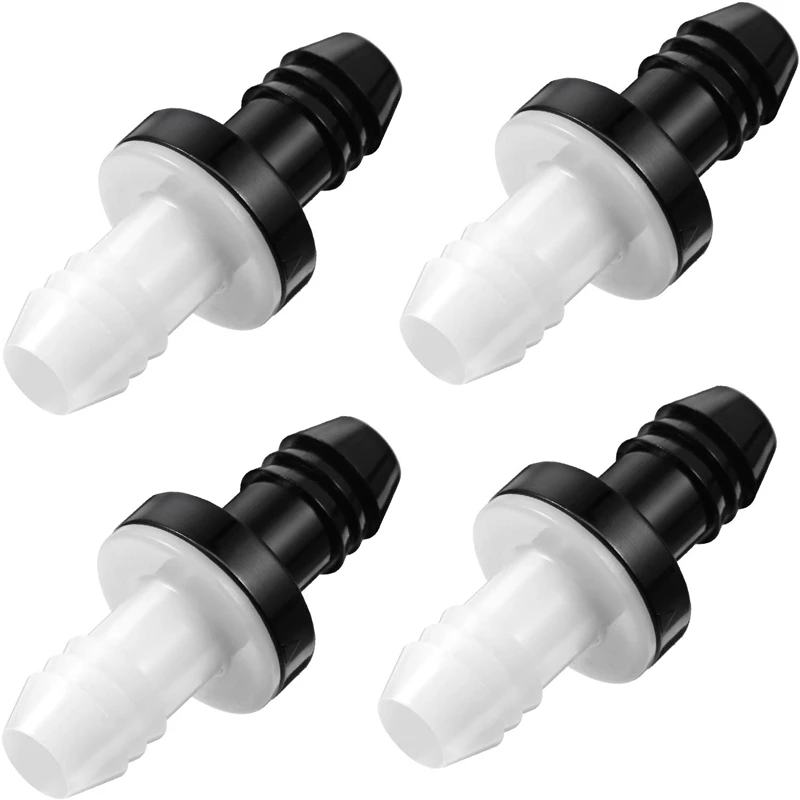 4 шт. обратный клапан 3/8 дюйма 10 мм ABS штепсельный обратный клапан топливное масло Вода газ воздух односторонний обратный клапан для жидкосте...