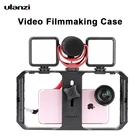 Смартфон Ulanzi U Rig Pro с 3 креплениями, со стабилизатором для записи видео, для сотового телефона, чехол для киносъемки, аксессуары для съемки