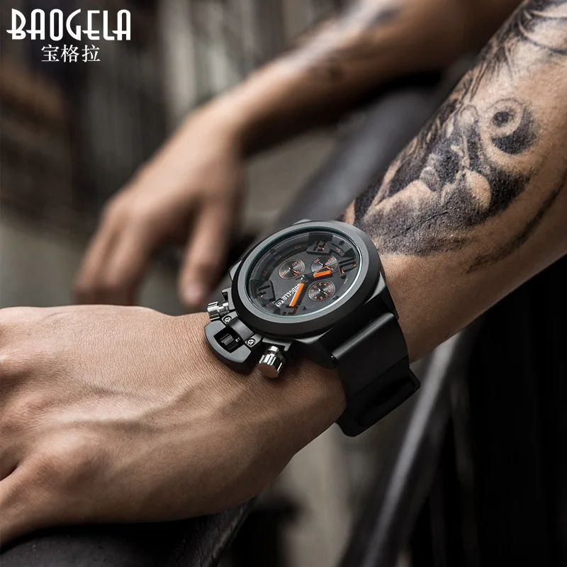 

Fashion Men's Watch Top Luxury Sports Business Quartz Watch Chronograph Calendar Small Three-Hand Clock Relogio Masculino 2021