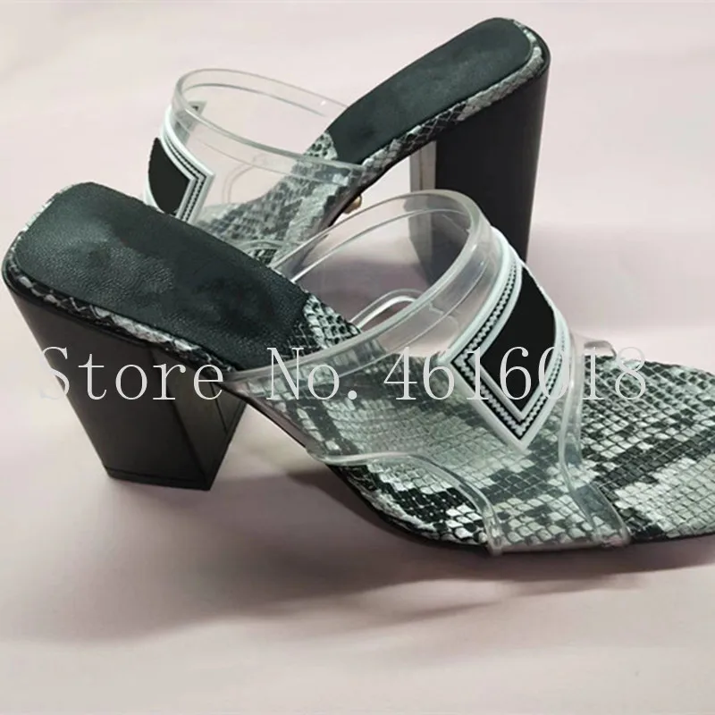 high heel black Женские шлепанцы; прозрачные сандалии; шлепанцы; Дизайнерская обувь на высоком каблуке; женские сандалии из пвх; шлепанцы без задника; Роскошная Брендовая женская обувь - Цвет: high heel black