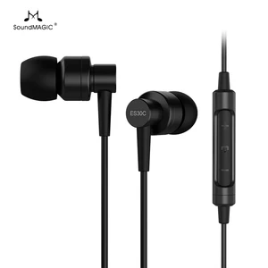 soundmagic es30c in ear earphones with microphone remote control hifi sound wired stereo noise isolation headset earbud android free global shipping