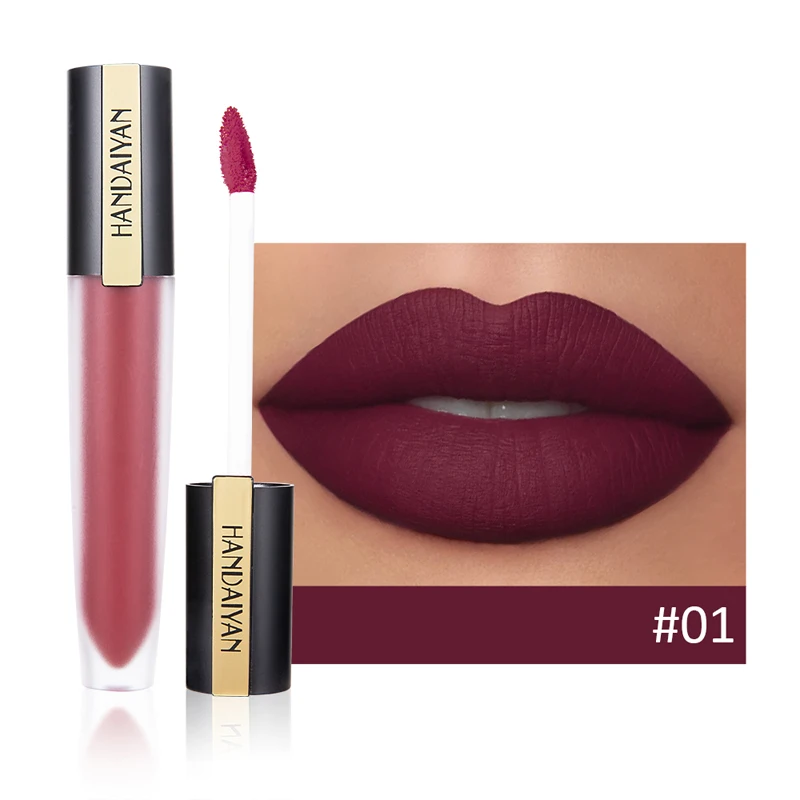 Rouge a levres татуаж губ макияж матовый блеск для долговечная жидкая губная помада