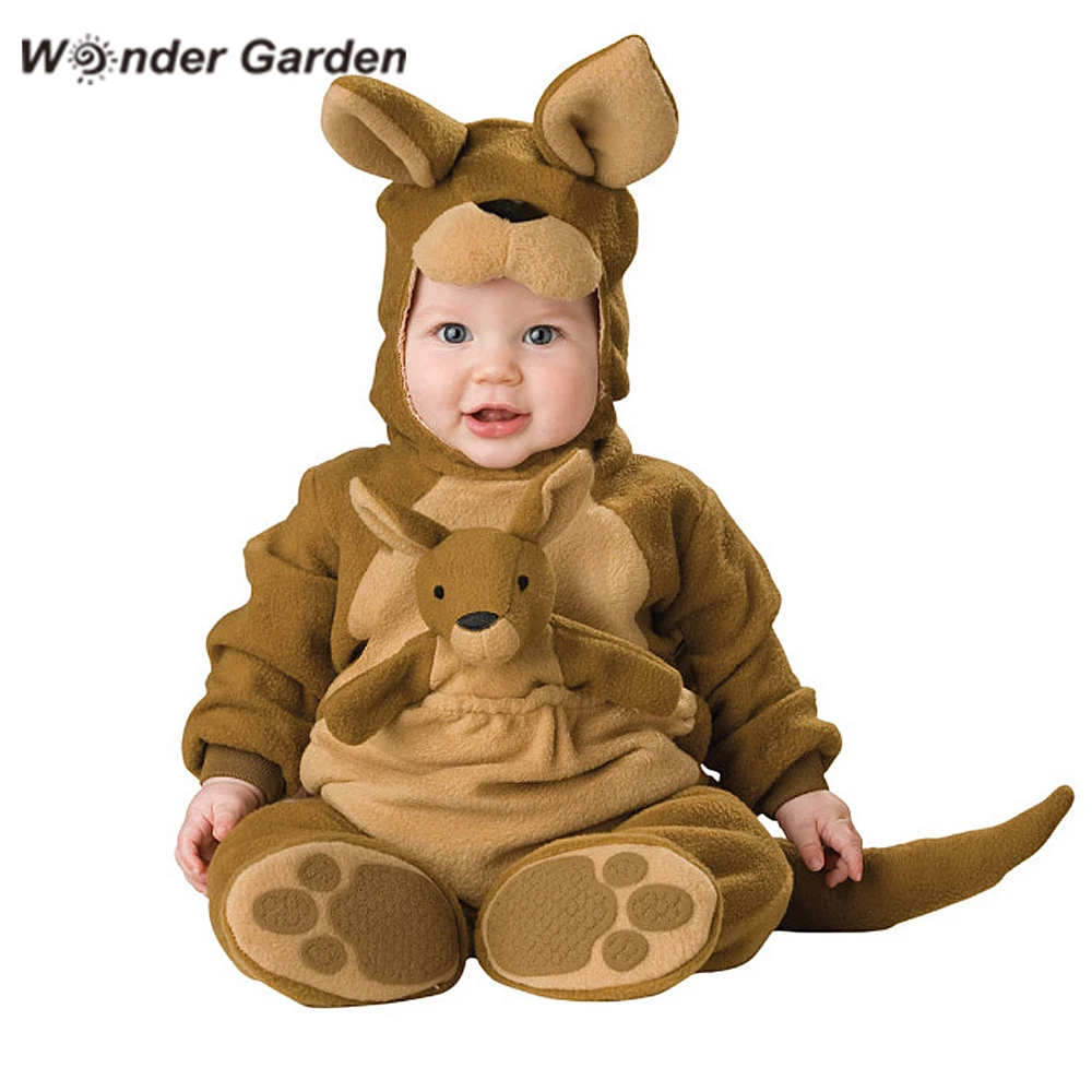 Косплей костюм Чудо-сада для малышей кенгуру Хэллоуин мальчиков Пурим