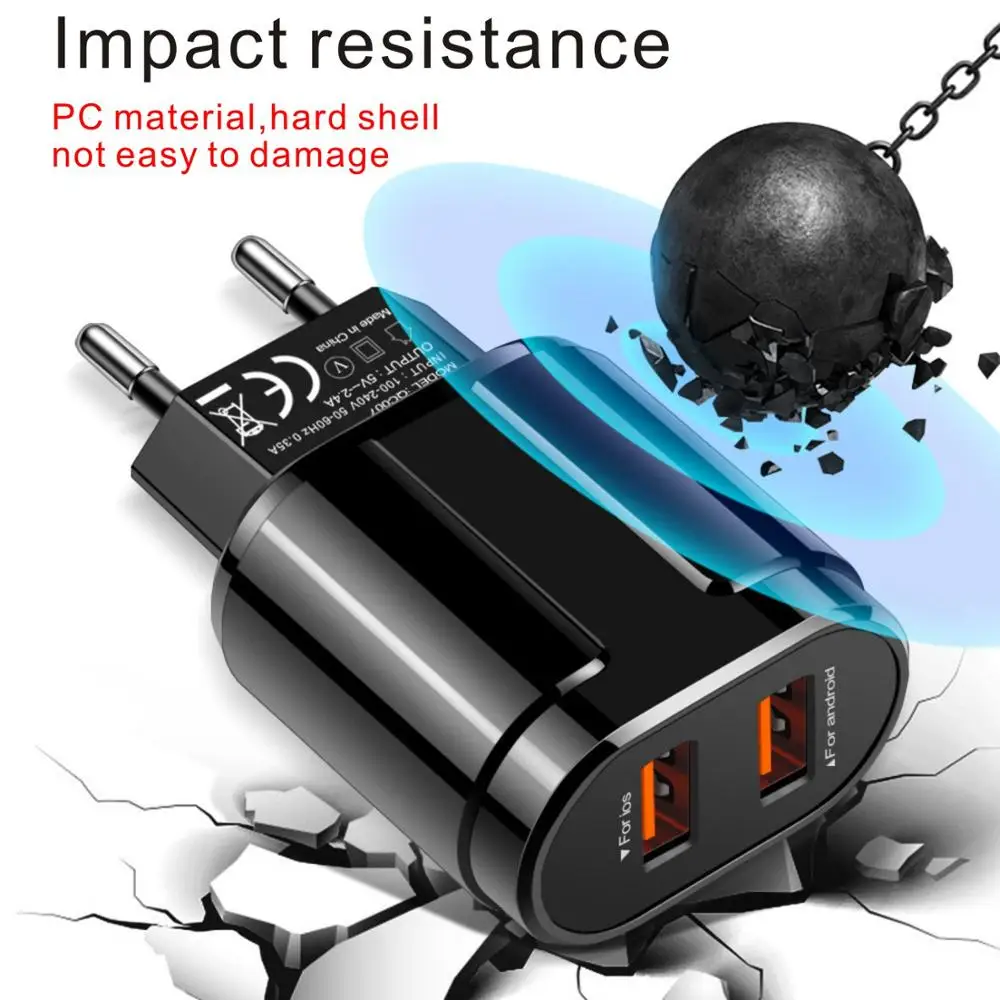 USB зарядное устройство Quick Charge 3 0 мобильный телефон сетевое быстрое для iPhone 5 6 7 8 X XS