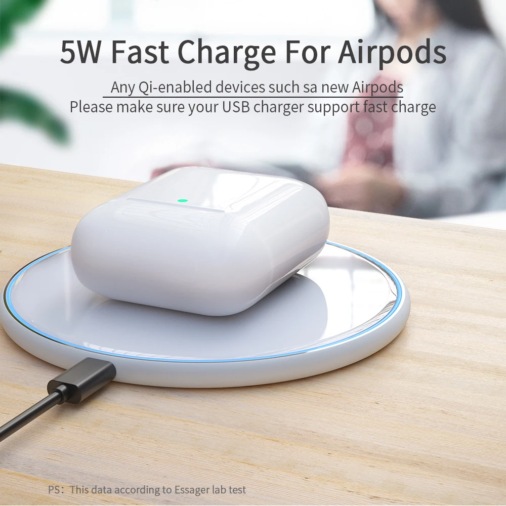fdgao qi wireless charger pad 15w fast charging for samsung s20 s10 note 20 iphone 13 12 11 xs xr x 8 airpods 3 pro quick charge free global shipping