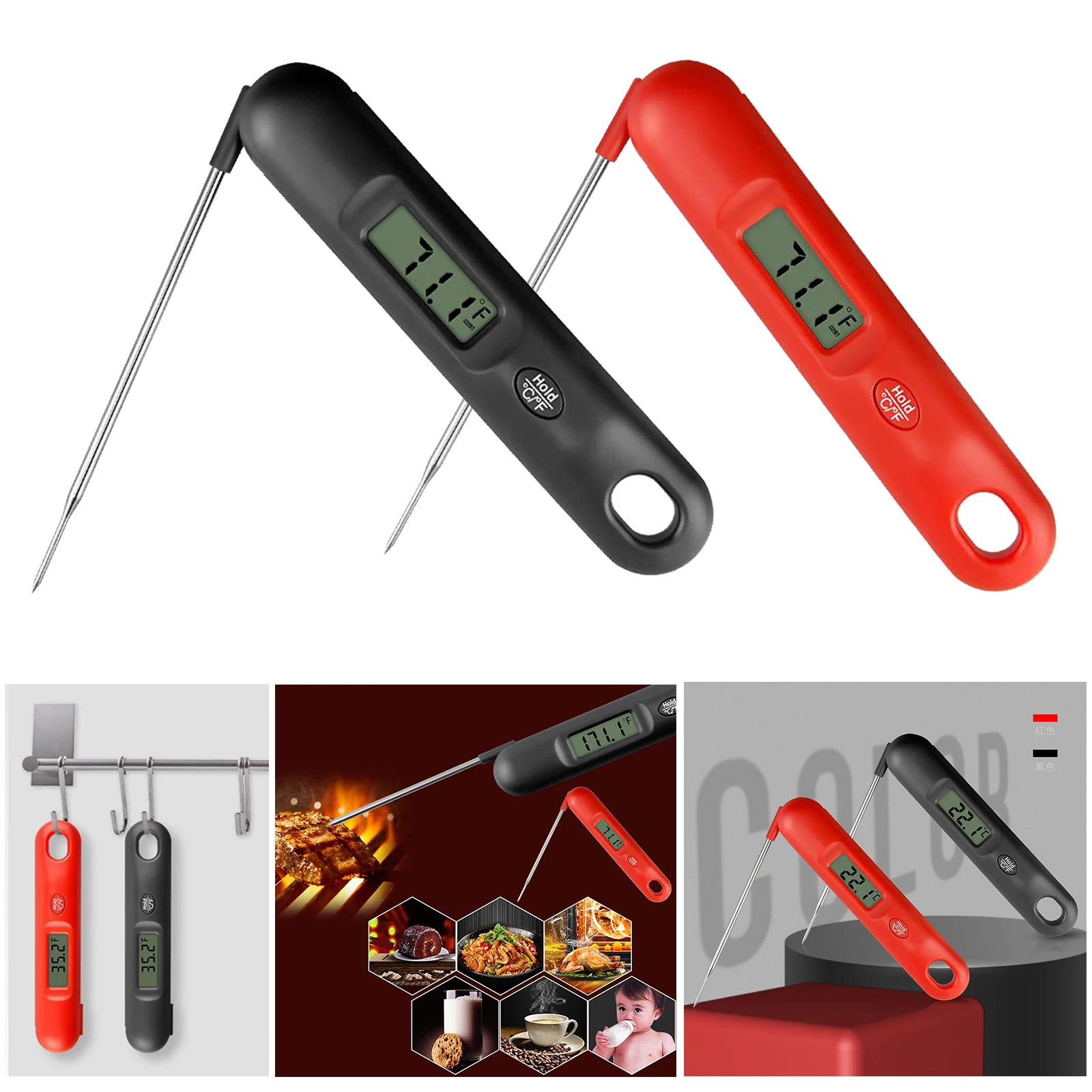 

Digital Meat Thermometer BBQ Meat Thermometer Cooking Food Thermometer