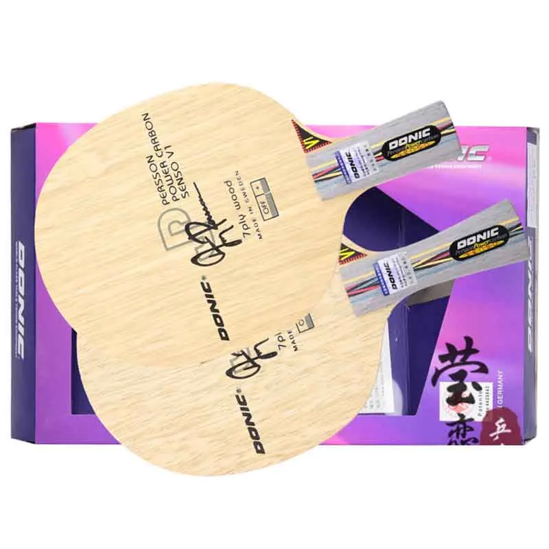 Ракетка DONIC persson power carbon senso V1 для настольного тенниса, ракетка для настольного тенниса, ракетка для пинг-понга