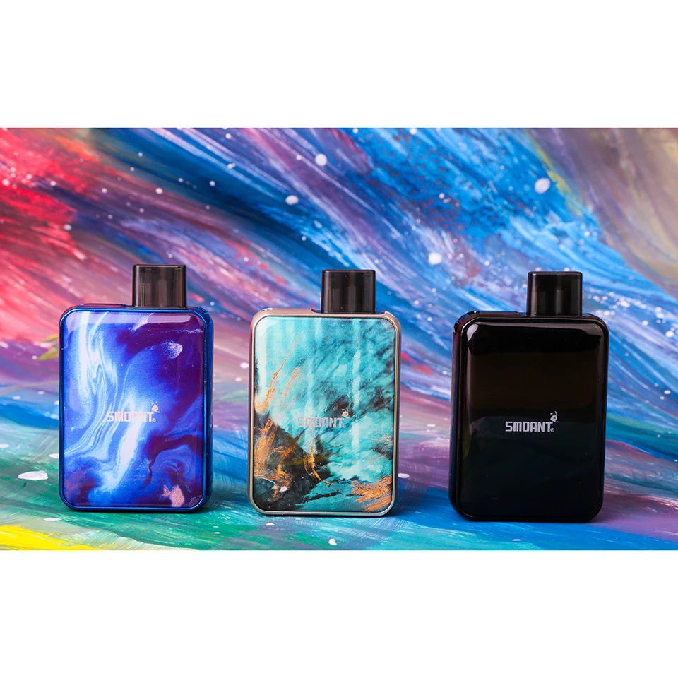 Smoant Charon Baby Kit 750mAh Battery 15W 2ML Cartridge Pod Mesh 0.6ohm Ni80 1.2ohm Coil E Cigarette Vape Kits vs Pasito | Электроника