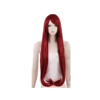 anime wigs kushina uzumaki long red hair synthetic cosplay wig wig cap