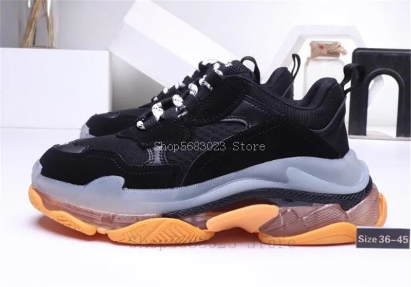 

2021 Fashion Designer Paris 17FW Triple S Sneakers for Men Women Increased Sports Trainers Casual Dad Shoes EUR36-46