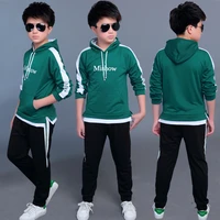toddler boys clothing set tracksuit children clothing set casual sports suits boys hoodie pants boys clothes 5 6 8 9 10 12 years