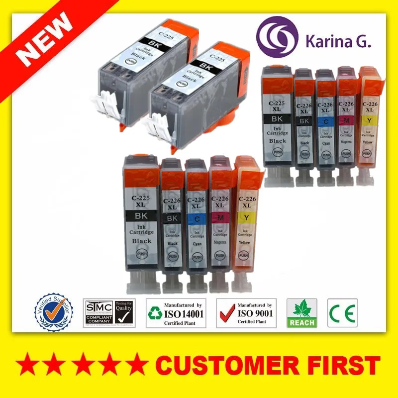 Совместимый картридж с чернилами для Φ PGI225 Canon Pixma iP4920 MG5220 MG5320 MG6220 MG8220 MX882 принтер |