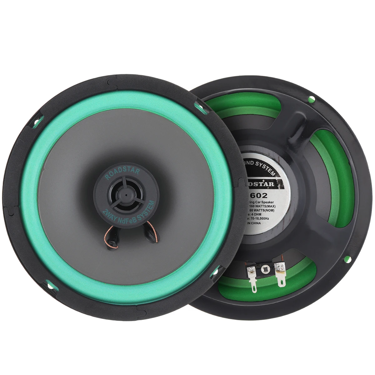 1 шт., 6,5 дюймов, 160 Вт, автомобильный HiFi коаксиальный динамик, автомобильная дверь, авто аудио, стерео, полный диапазон частот, динамик s для автомобилей, транспортных средств