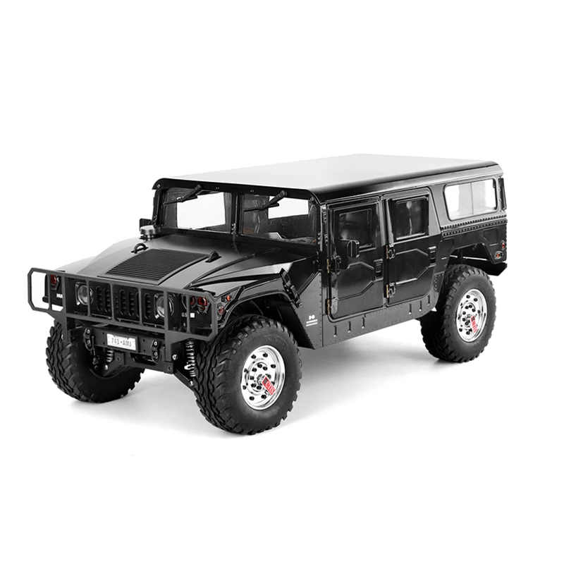 Online Baru AS S.4X4AMERICAN Hummer H1 Untuk 1/10 RC Logam Chassis Kendaraan Off-Road Mobil HG-P415 Upgrade Cahaya Fungsi Suara