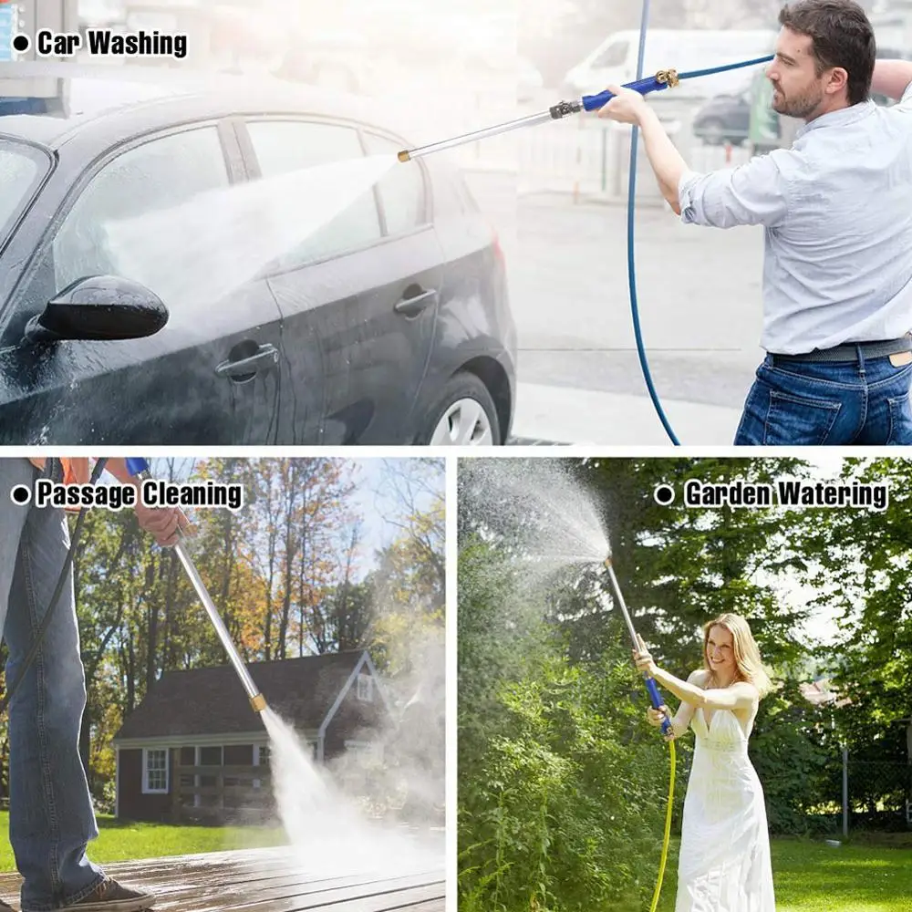 

High Pressure Water Gun Metal Water Gun High Pressure Power Car Washer Spray Car Washing Tools Garden Water Jet Pressure Wash