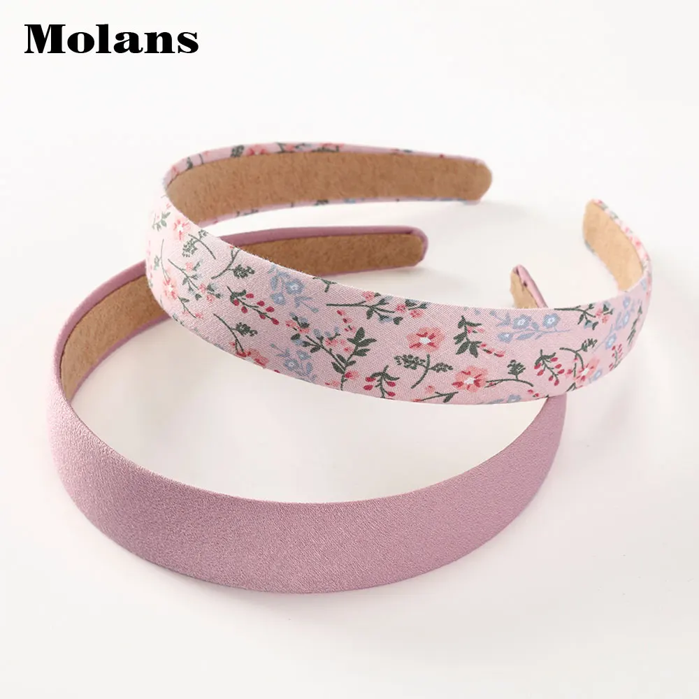 Ободок для волос Molans девушек однотонный в клетку| |