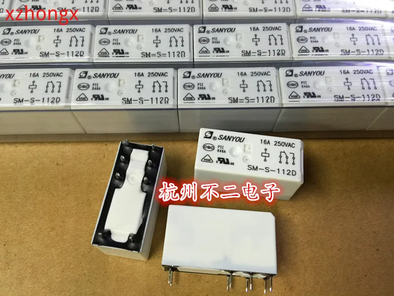 Реле SM-S-112D 8 pies 16A250VAC para JQX-115F-012-1ZS3