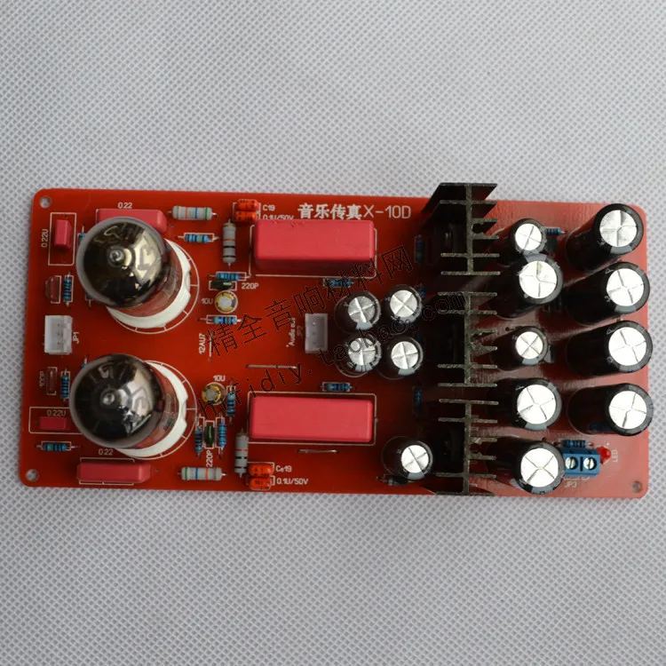 X-10D DIY fever буфер для труб stage Предварительный усилитель доска с регулятором напряжения 6N11 ламповый усилитель доска
