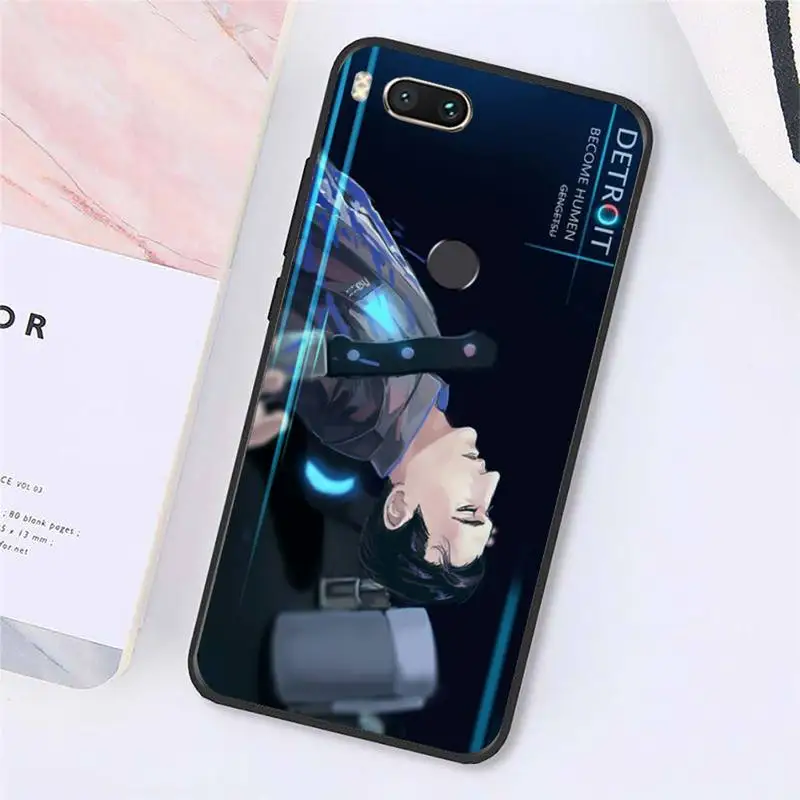 

Detroit Become Human RK800 Phone Case For Xiaomi Redmi note 7 8 9 t k30 max3 9 s 10 pro lite Luxury brand shell funda coque