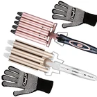 Щипцы для завивки волос, керамические, с тремя стержнями