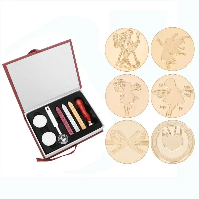 Набор восковых штампов в стиле ретро для самостоятельной сборки Подарочная