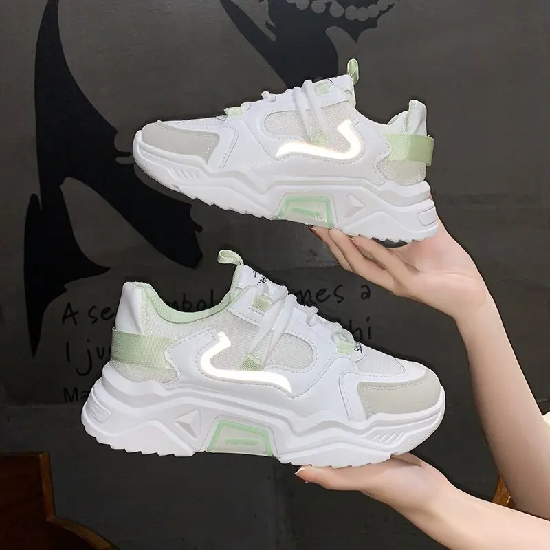 

Fashion Women Sneakers 2021 Casual Shoes Ladies Trainers White Platform Sneaker Woman Baskets Femme Dames white Deportivas Mujer