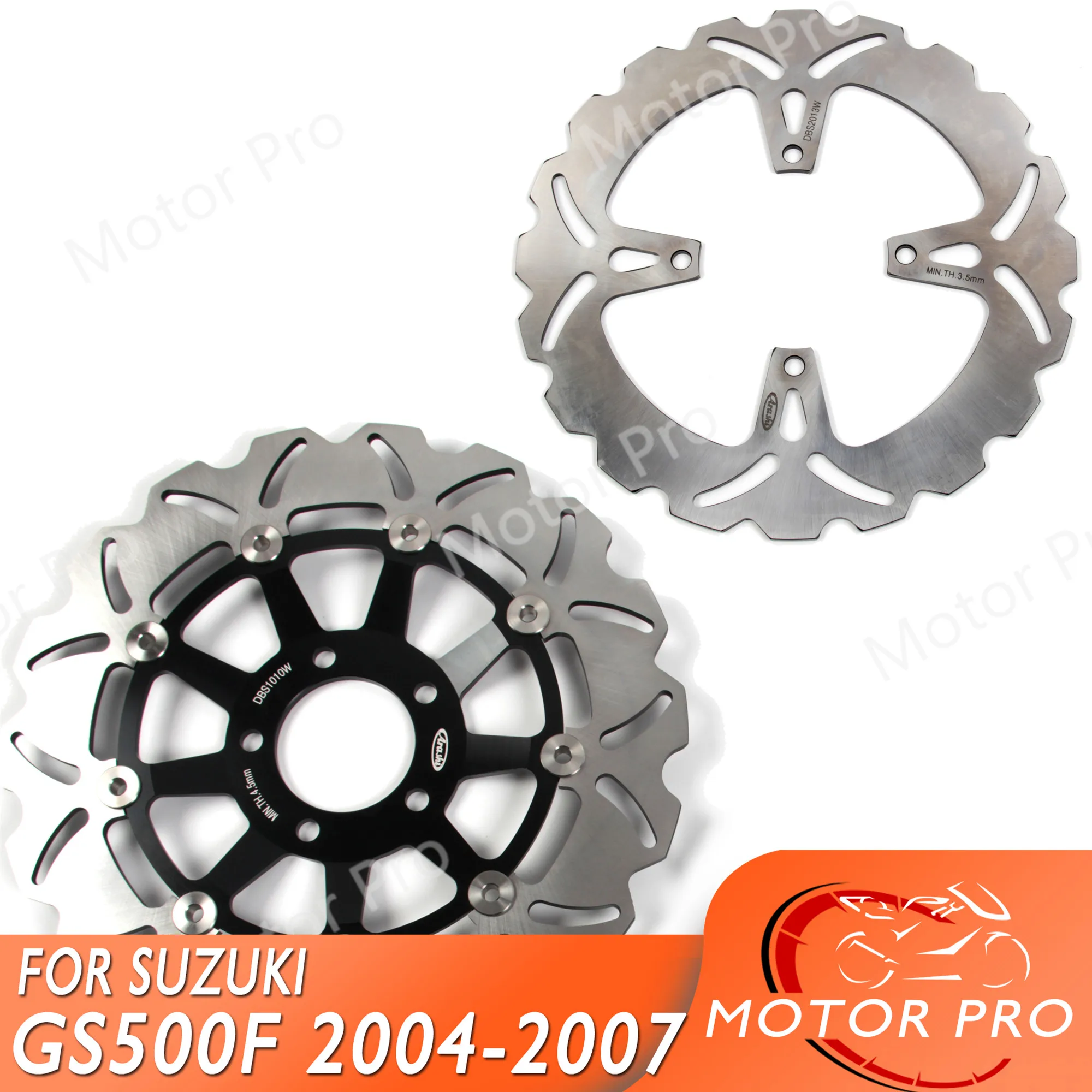 Для SUZUKI GS500F 2004 2005 2006 2007 передний задний тормозной диск ротор комплект GS E F 500 GS500E