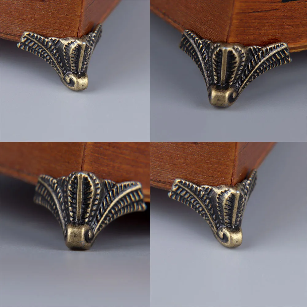 12 шт. в упаковке мебельная фурнитура ноги угол цинковый сплав украшения дома