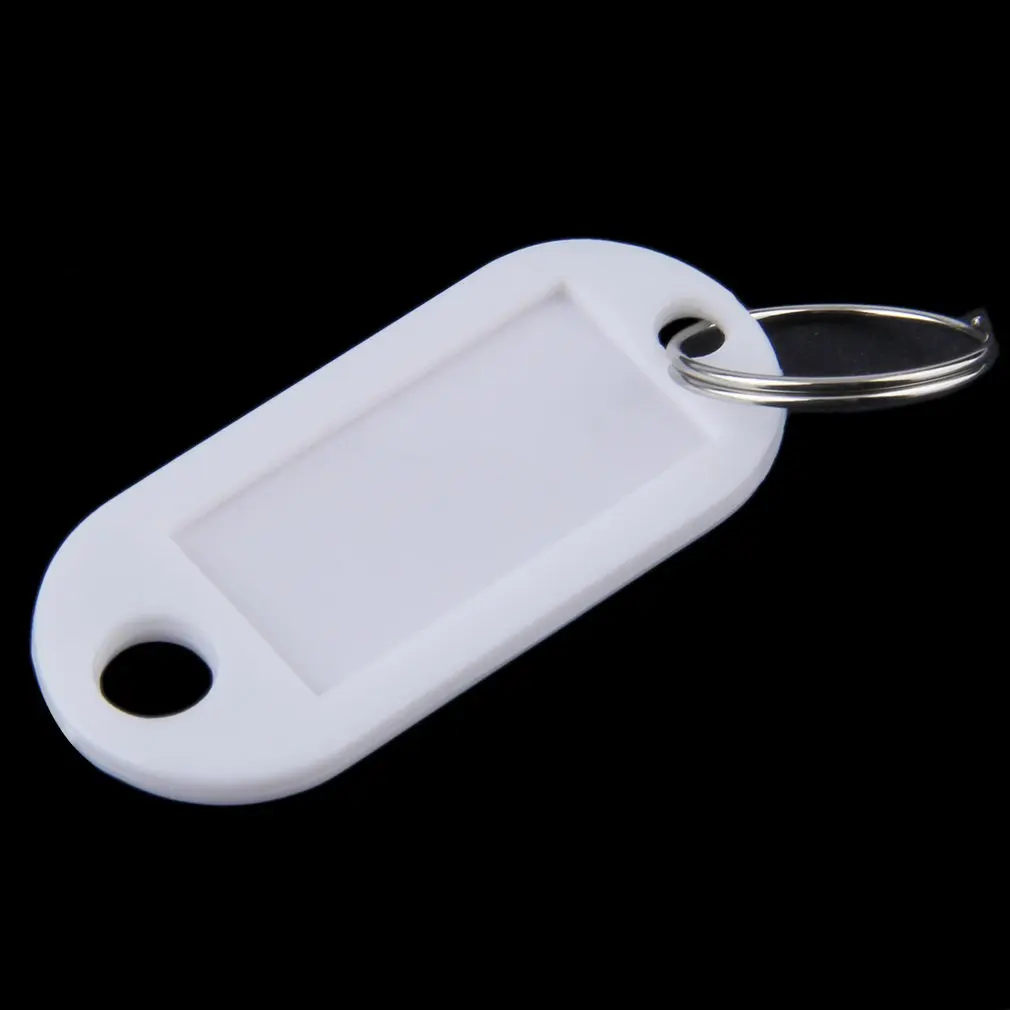 

1 Pcs Plastic Cool Key Ring Tags Key Ring ID Identity Tags Rack Name Card Label Shop Price Free Shipping