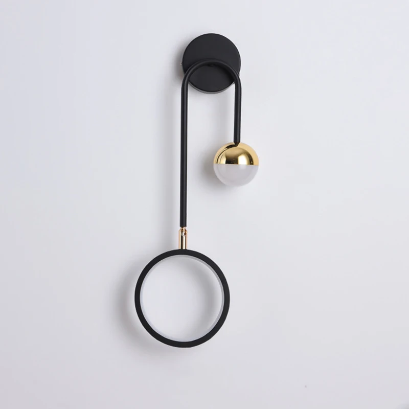 Современные Настенные светильники Sanmusion светодиодные лампы с регулируемым углом