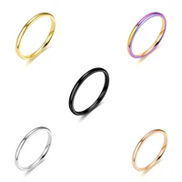 fashion trend glossy 246mm ring couple fingers men and women jewelry accessories